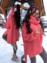 ELYNDI extended wool sweater - CORAL PRE-ORDER
